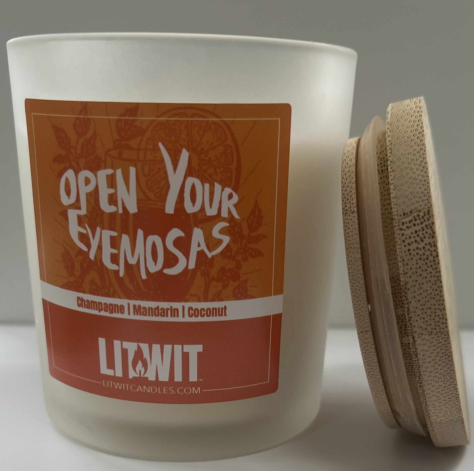 Champagne jar candle