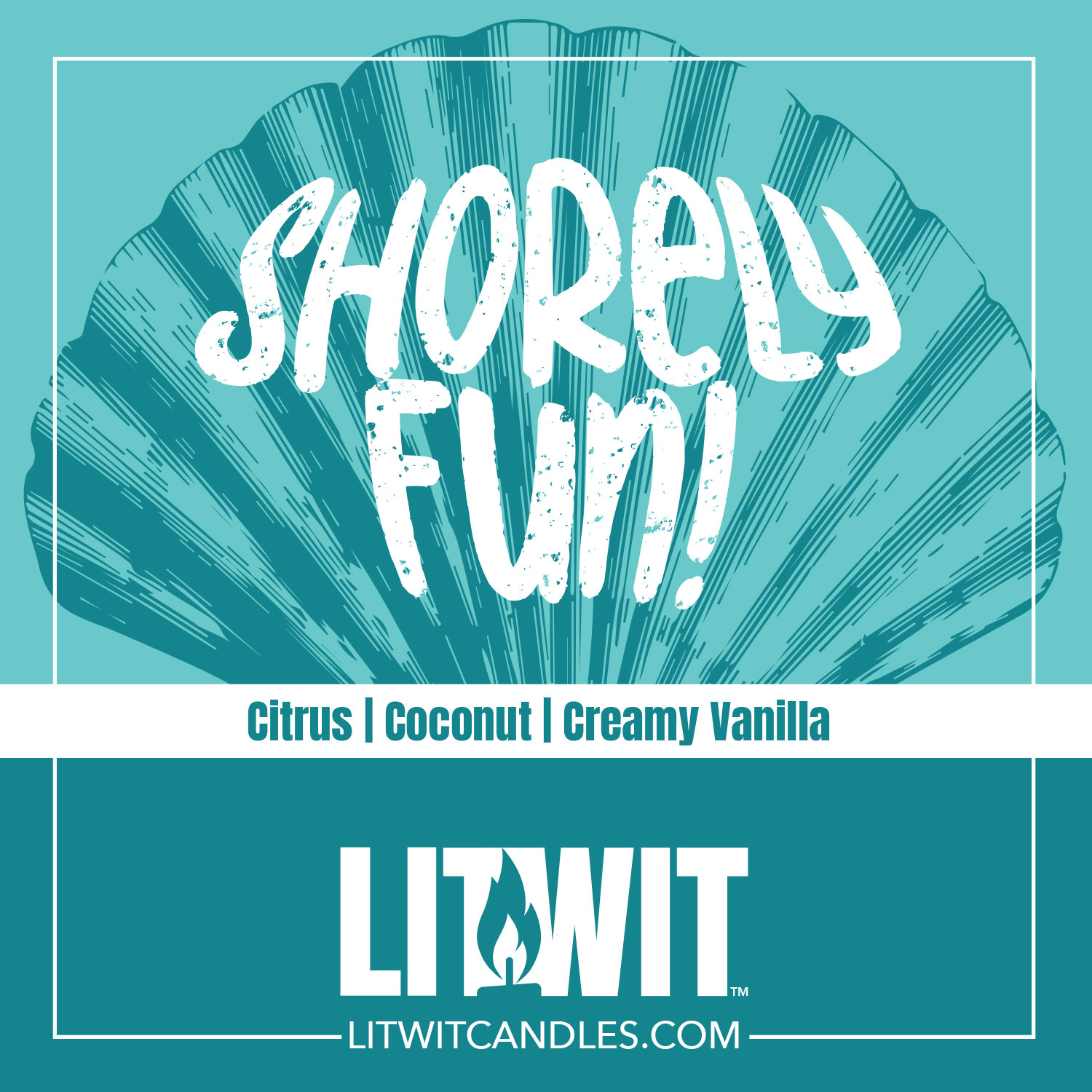 Citrus, Coconut and Creamy Vanilla Soy Candle