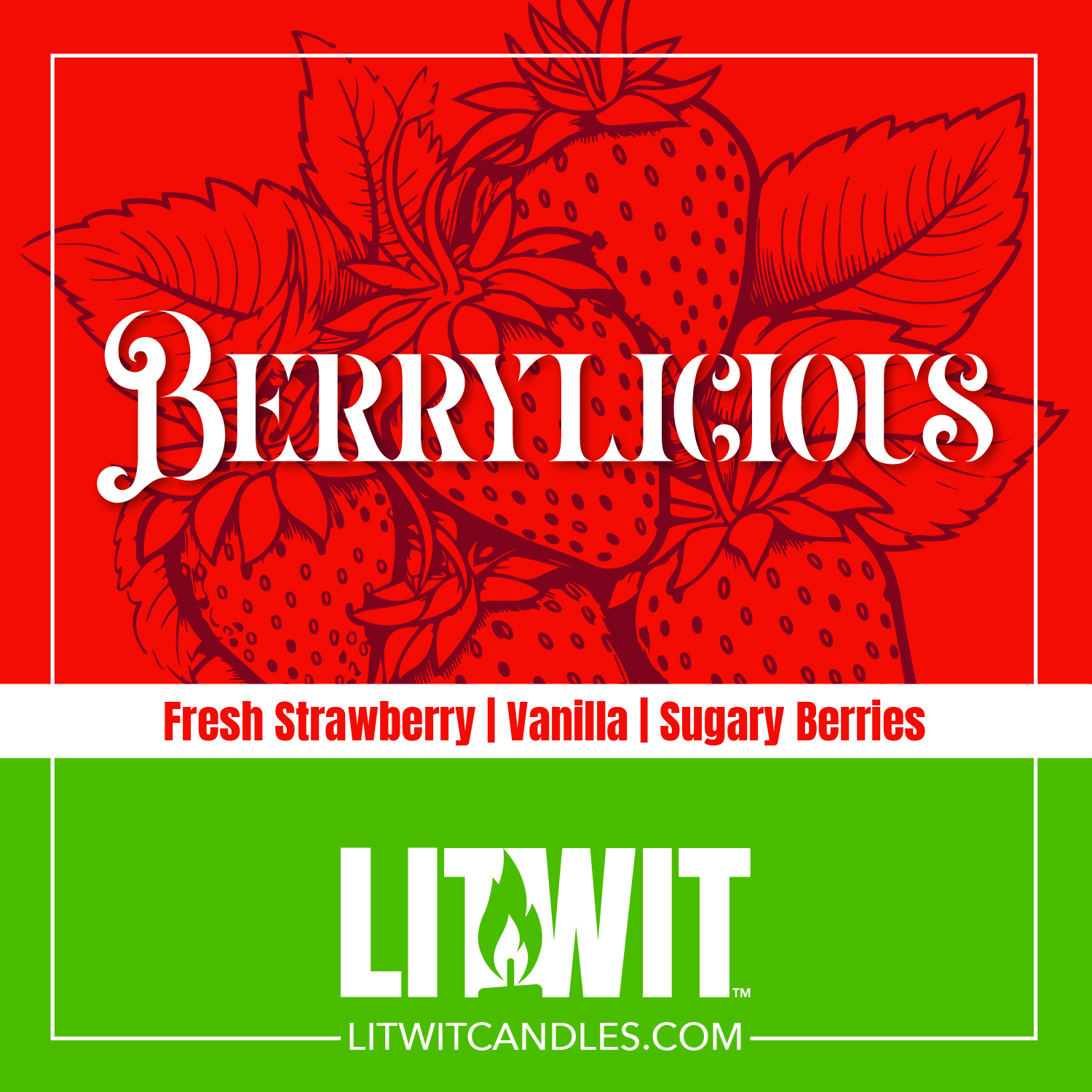 Strawberry Soy Candle
