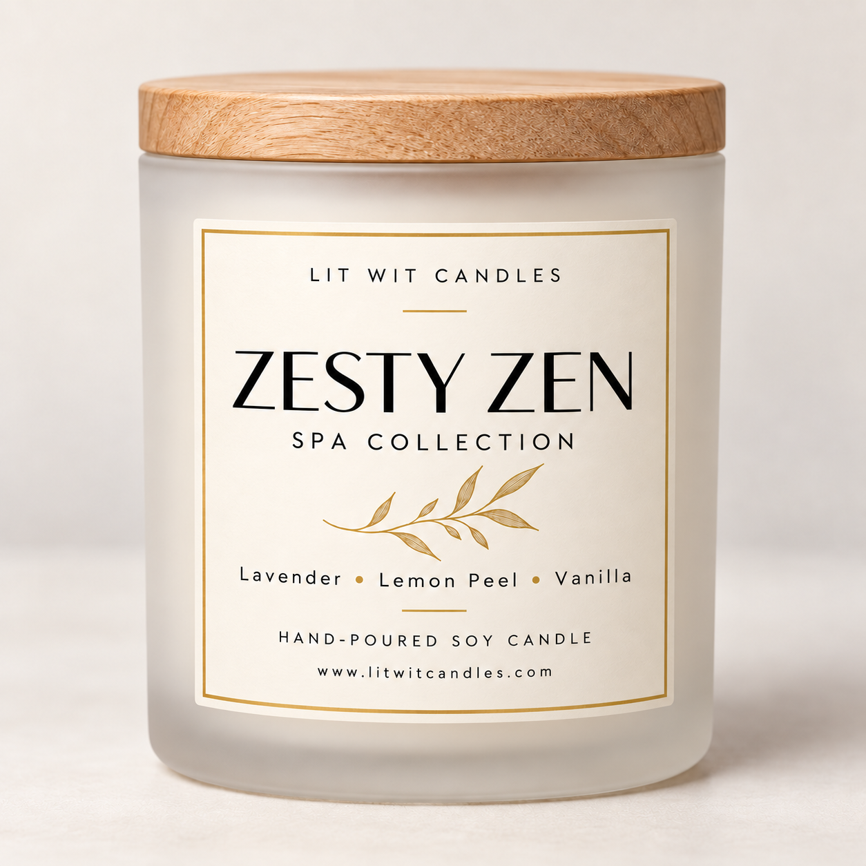 ZESTY ZEN, Lavender, Lemon Peel, Vanilla