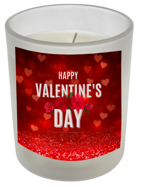 Heart Happy Valentines Day Soy Pineapple, Mango Soy Candle