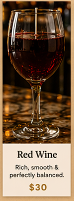 Red wine