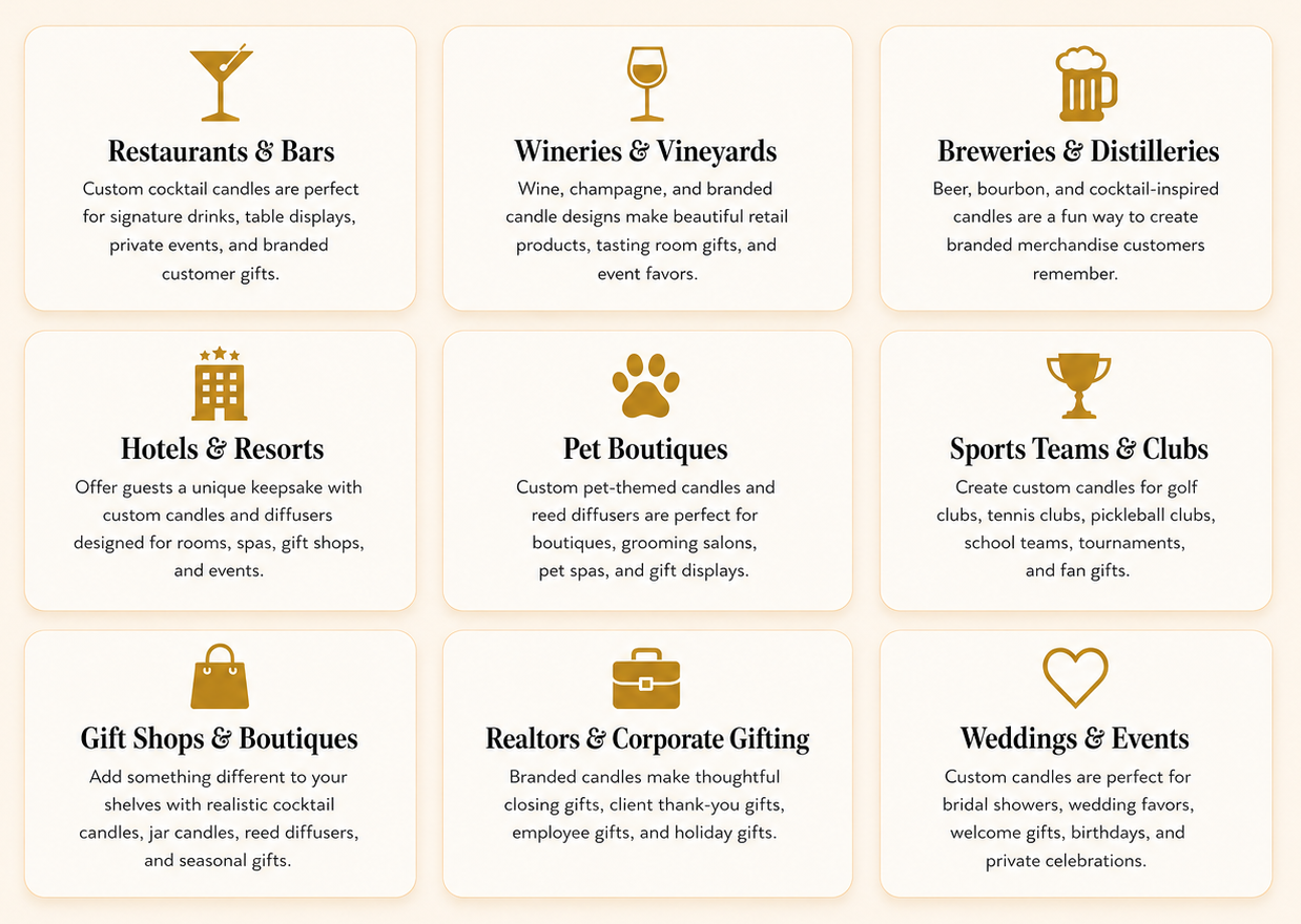Perfect for Gifting, Events and Businesses