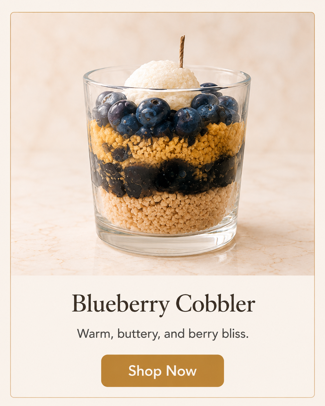 Blueberry Candle LIt Wit