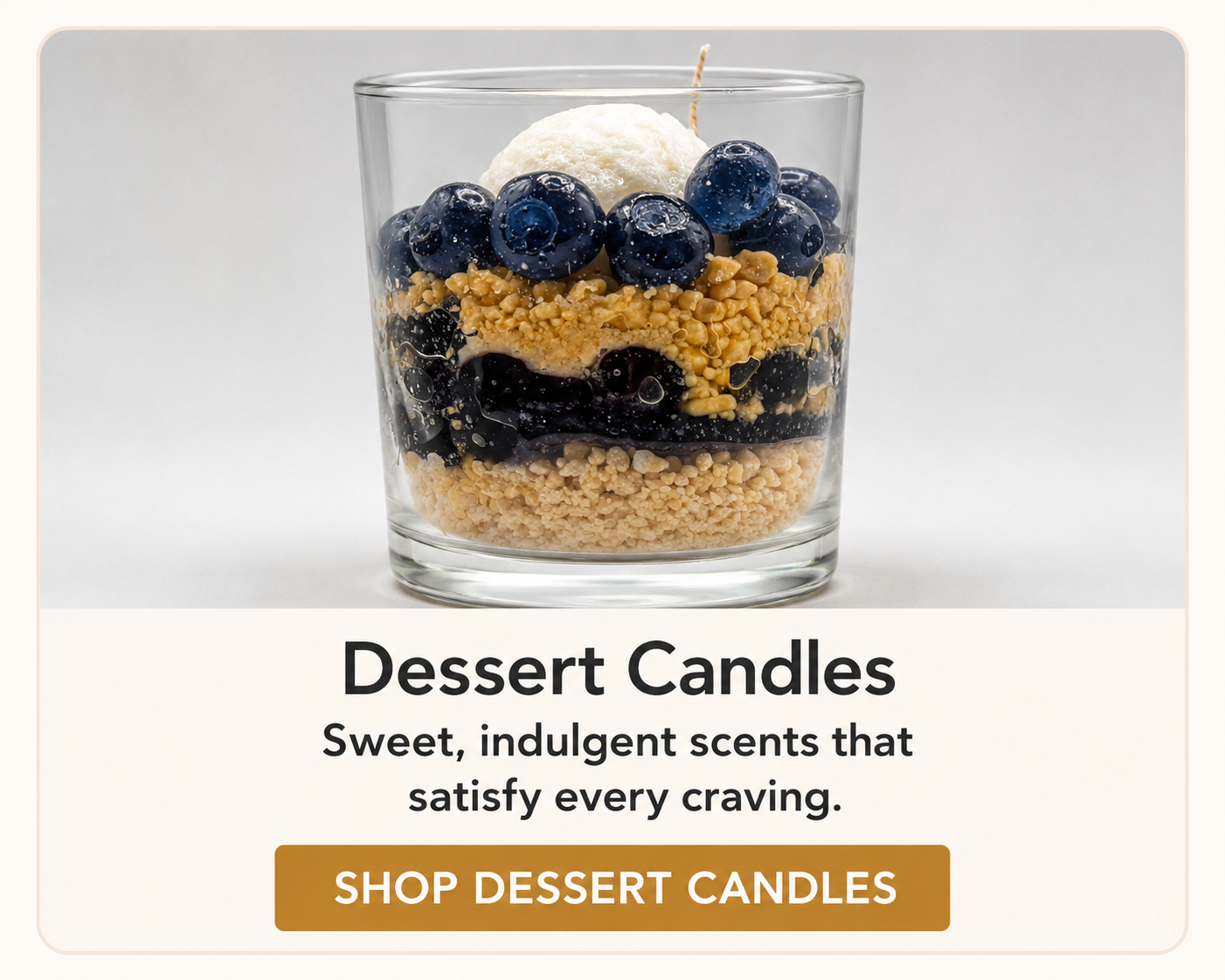Dessert Candles Dessert Candle Lit Wit Candles