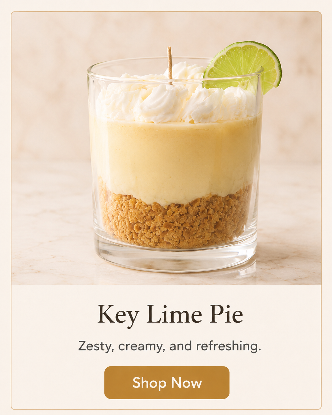 Key Lime Pie Candle Lit Wit