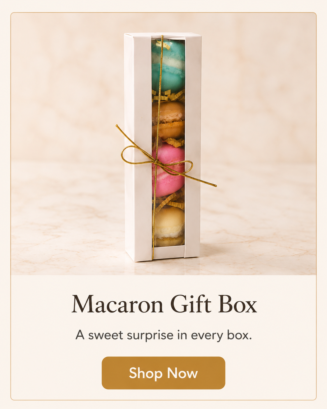 Macaron Candles Lit Wit Candles