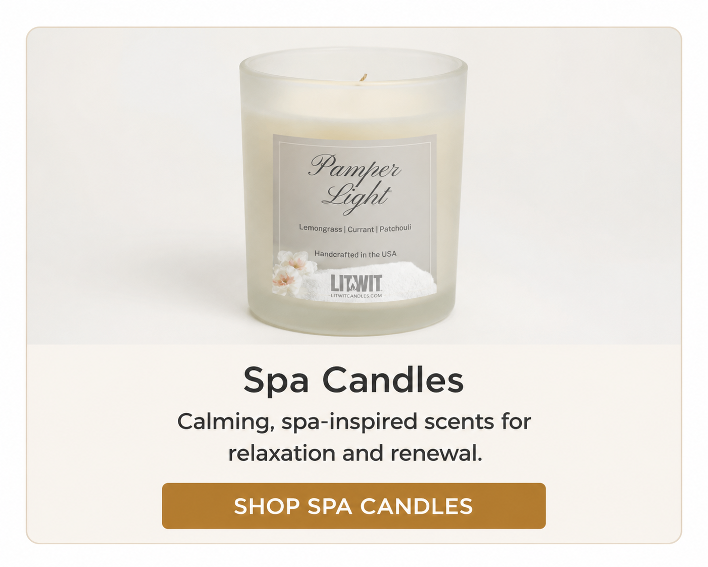 Spa Collection Spa Collection Candles Lit Wit Candles