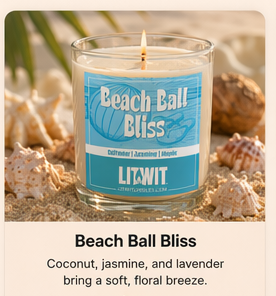 Coconut, Jasmine and Lavender Candle