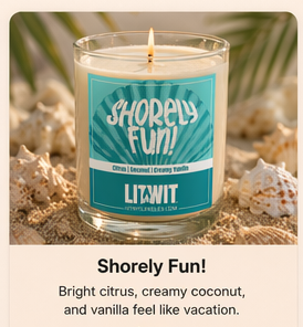 Citrus, Coconut and Creamy Vanilla Soy Candle
